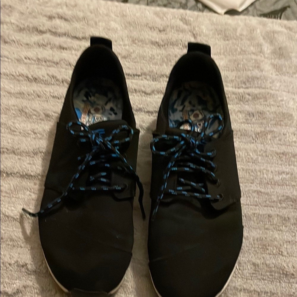BOBS from Skechers Black Sneakers with Blue Accents